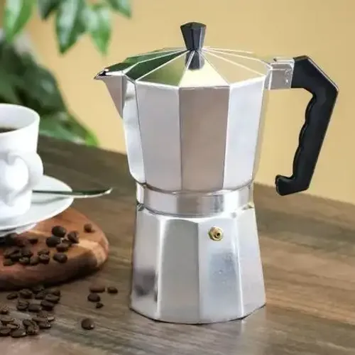 Cafetière Espresso Italienne – Manuelle En Aluminium