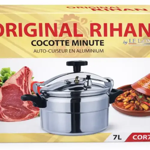Cocotte-minute 7 L – Aluminium Haute Qualité – Autocuiseur Rapide