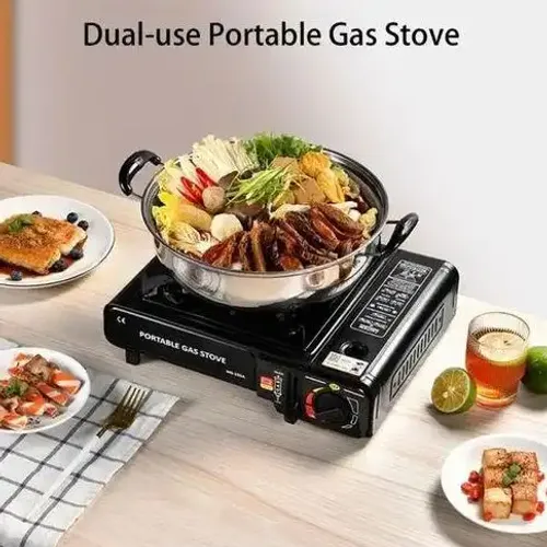 Réchaud De Camping Portable Au Gaz Butane – Portable Gas Cooker Stove (multicouleur Aléatoire)