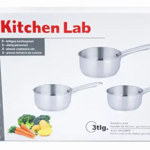 Ensemble De Casseroles En Acier Inoxydable Inox