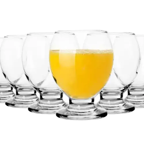 Set De 6 Verres Lav – 280 Cc / 9,5 Oz – Verre Doux Et Durable (multicouleur Aléatoire)
