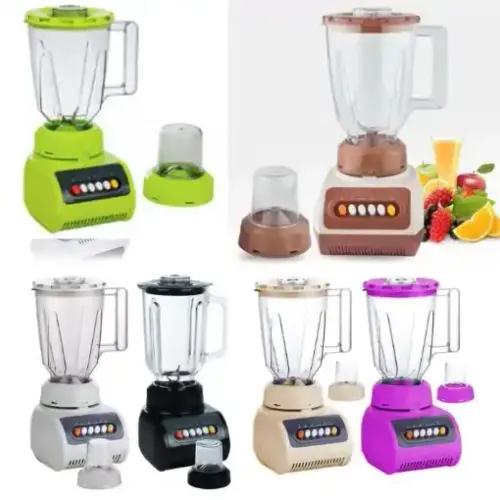 Blender De Cuisine Multifonctionnel 1,5 L – 1000w Avec Moulin À Épices (couleur Aléatoire)