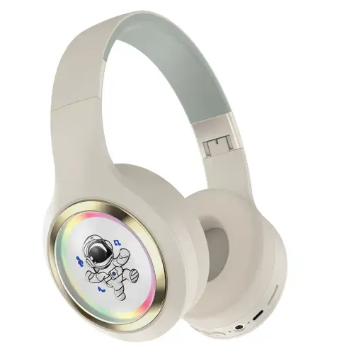 Casque Sans Fil St860d – Design Dessin Animé, Bluetooth, Confortable Et Coloré