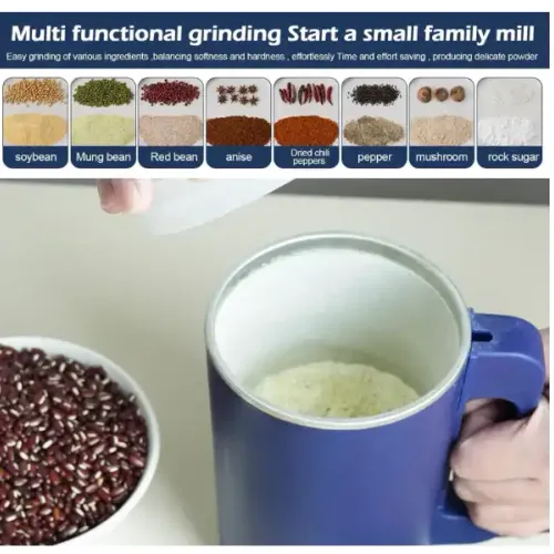 Moulin Électrique Multifonction – Broyeur Puissant Pour Épices, Grains & Café