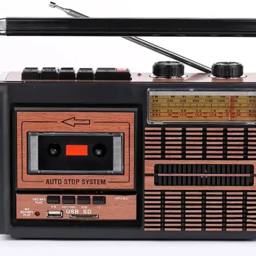Radio Magnétophone Vintage – Bluetooth, Usb Et Fm