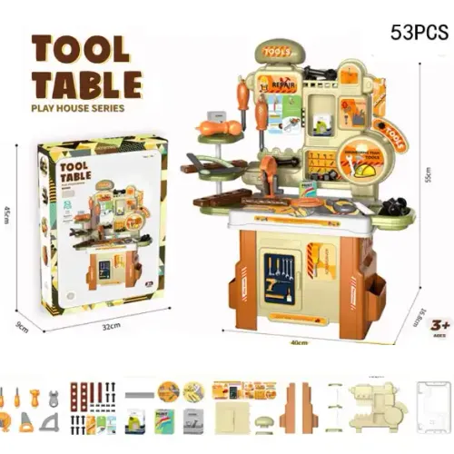 Bluebell Kids Tool Bench – Établi De Bricolage Pour Enfants Avec 53 Accessoires