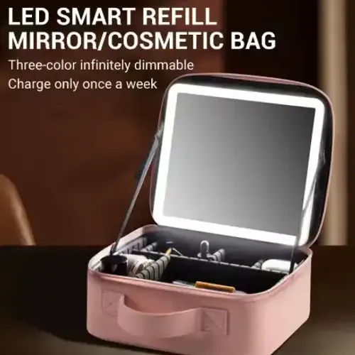 Trousse À Maquillage Intelligente Avec Miroir Led 
