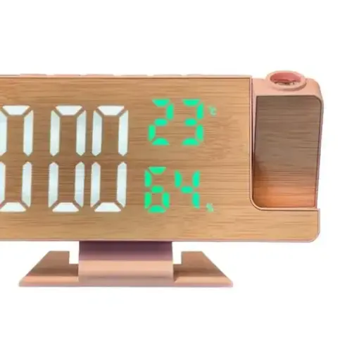 Réveil LED à Projection – Heure et Température