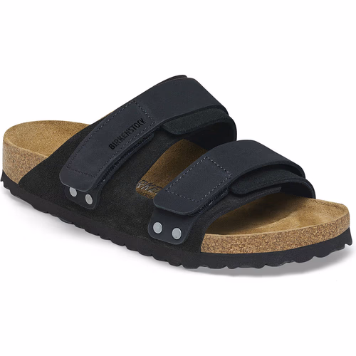 Uji Nubuck Leather/suede Leather Black Regular