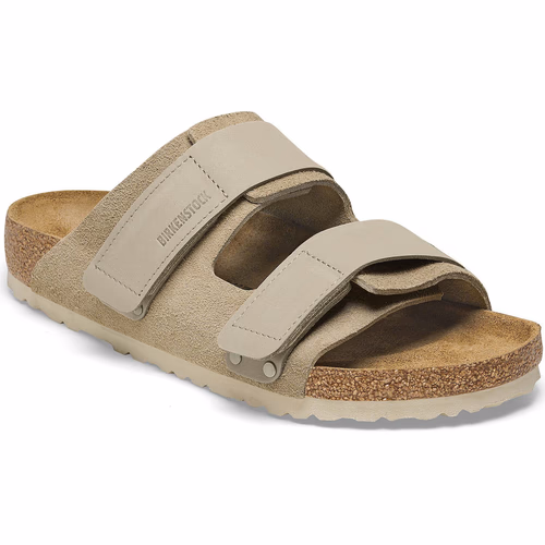 Uji Nubuck Leather/suede Leather Taupe Narrow
