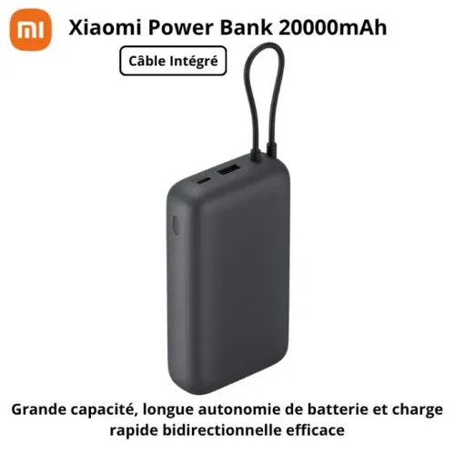 Xiaomi Power Bank 20000mah 22.5w (integrated Cable)