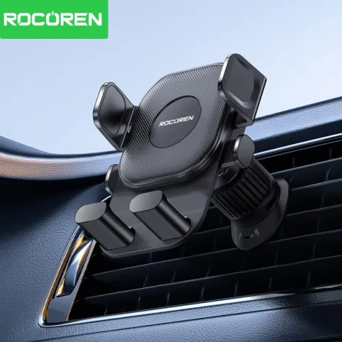 Rocoren Support Téléphone Voiture Iphone 15 Gravité Auto-verrouillage 360°