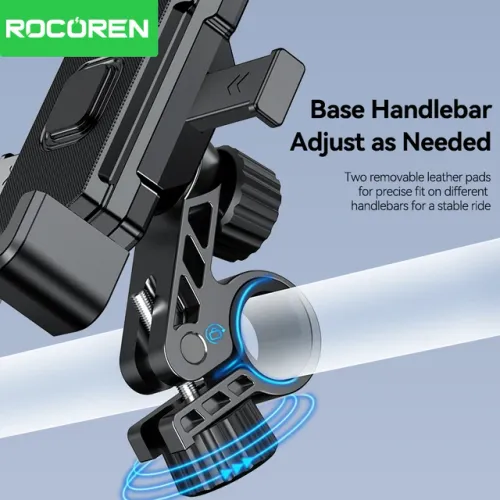 Rocoren-support De Téléphone Portable De Vélo Réglable, Support De Clip De Guidon Rotatif, Résistant À 360, Iphone 15, 14, 13, Xiaomi, Samsung