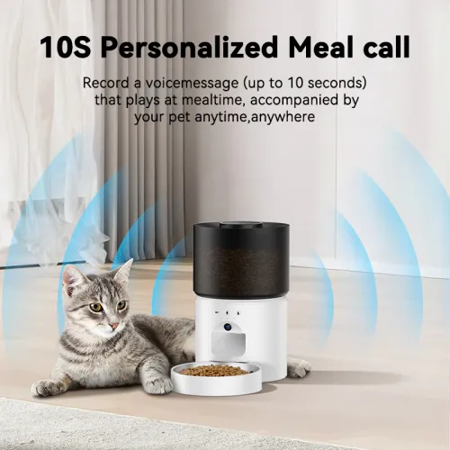 Rojeco 3l Distributeur Automatique Pour Animaux Avec Caméra 1080p