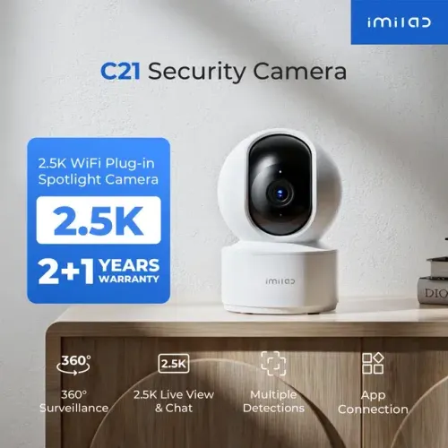 Caméra De Sécurité Ip Imilab C21 – Wifi 2k, Vision Nocturne, Détection Intelligente