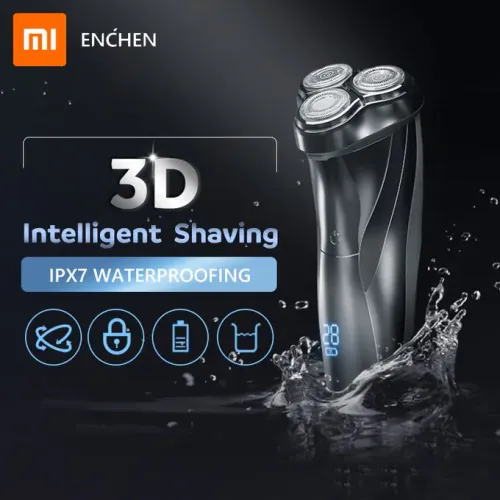 Enchen Blackstone 3 Rasoir Électrique Ipx7 Flottant 3d Étanche Rechargeable