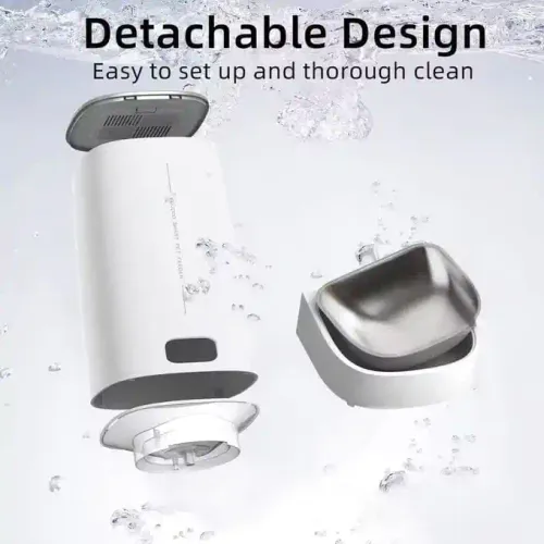 Rojeco 4l Distributeur Automatique De Nourriture Pour Animaux Domestique, 2,4 G Wifi