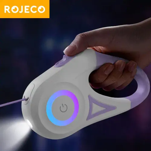 Laisse Rétractable Automatique Avec Led – Confort, Sécurité Et Style Pour Votre Chien 🐾