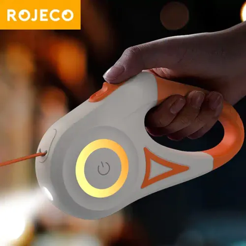 Laisse Rétractable Automatique Avec Led – Confort, Sécurité Et Style Pour Votre Chien 🐾