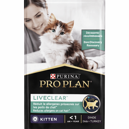 Pro Plan Liveclear Kitten Rich En Dinde 1,4 Kg
