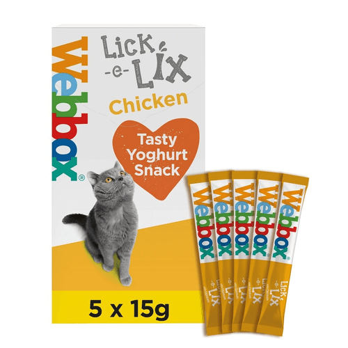Lick-e-lix Chicken (poulet) Pour Chat 5x15g