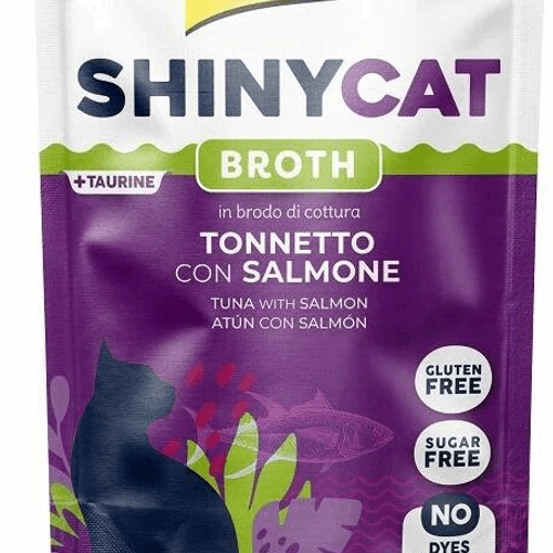 Aliment Humide Chat Shinycat Sachet Thon Au Saumon 70 Gr