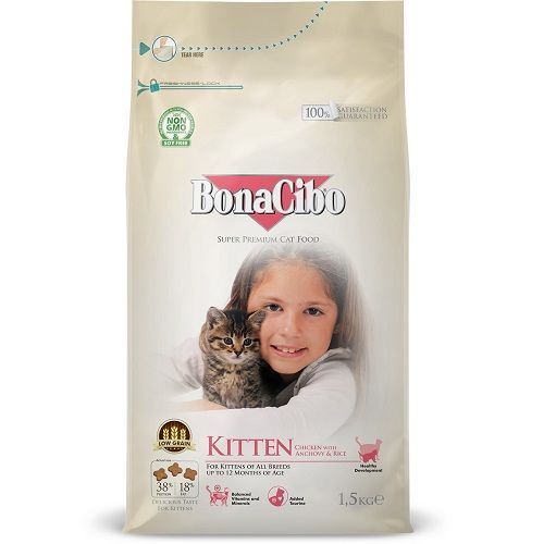 Croquettes Chaton Low Grain – Poulet, Anchois & Riz