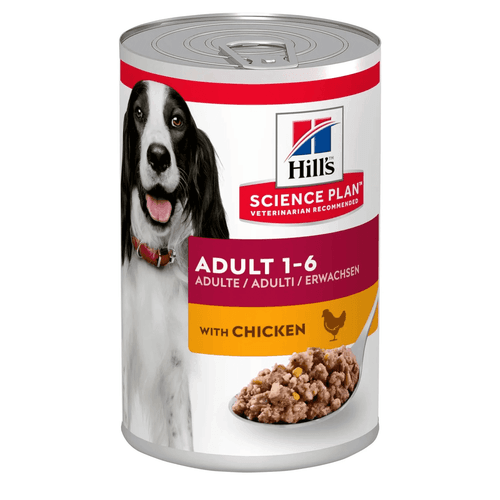 Hills Science Plan Aliment Humide Chien Adult Au Poulet 370 G