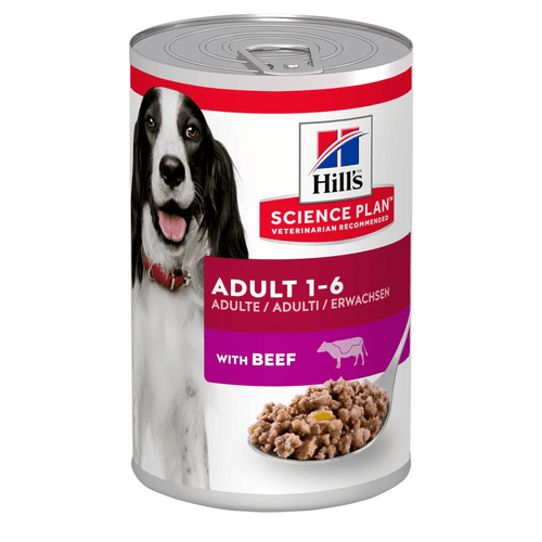 Hills Science Plan Aliment Humide Chien Adulte Au Boeuf 370 G