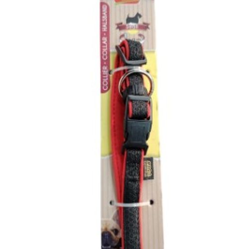 Collier Ycra Rouge 15mm - Confort Et Durabilité