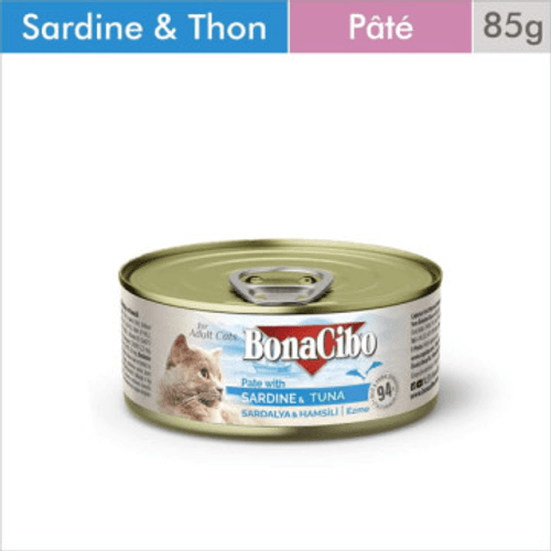 Pâté Pour Chat – Saveur Sardine Et Thon