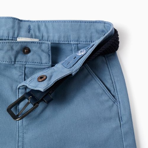 CHINO PANTS TWILL BLUE