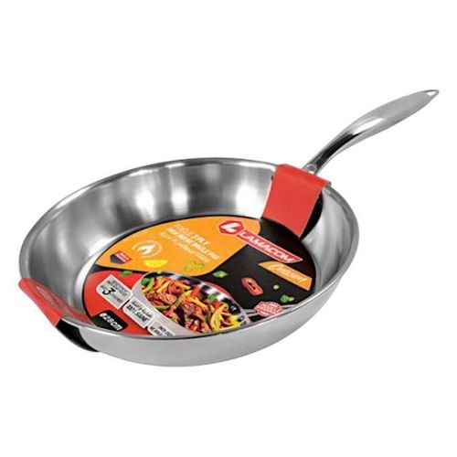 Lamacom Poêle En Inox 3 Ply Haut Qualité, 28 Cm