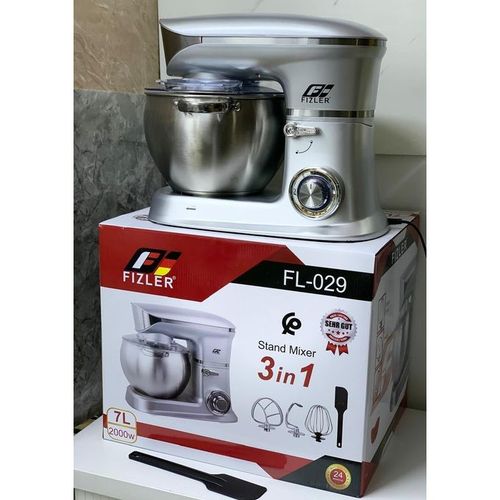Robot Pétrin Multifonctions - 2000w, 6 Vitesses, bol En Inox 7l 