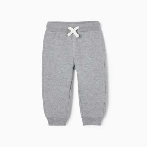 Pantalon De Jogging En Coton Gris Pour Bébé Garçon