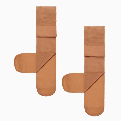 Pack 2 Collants En Microfibre Pour Fille, Transparent