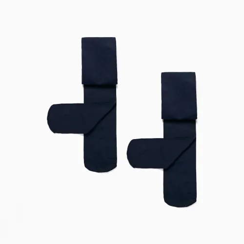 Lot De 2 Collants En Microfibre Bébé Fille 40 Den,