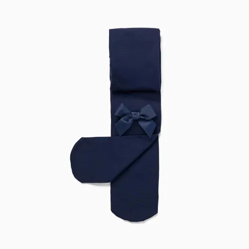 Collants De Microfibre Com Nœud Pour Fille