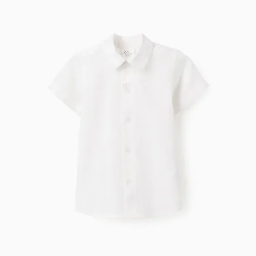 Chemise Texturée À Manches Courtes Pour Bébé Garçon B&s