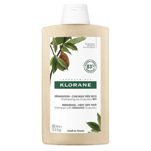 Klorane - Shampoing Réparation Au Cupuaçu Bio - Cheveux Très Secs 400 Ml