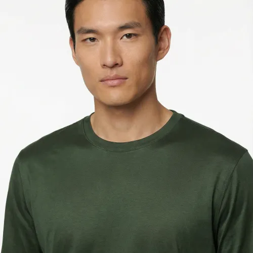 Puglia Sweater – 100% Scottish Cotton – Edera Green
