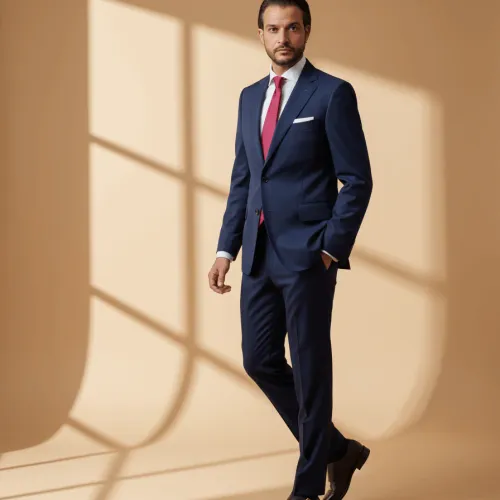 Navy Sartorial Suit – Firenze