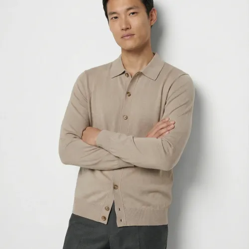 Altamura Cardigan Sabbia