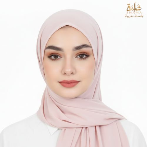 Châle Uni Bambo 70x180 Cm - Hijab Lumière Naturelle