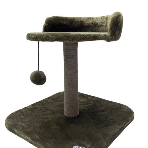 Arbre À Chat Compact Avec Plateforme Douillette Et Griffoir