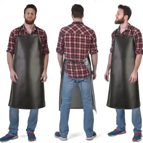 Tablier De Protection Imperméable En Cuir Artificiel - Ultra Résistant