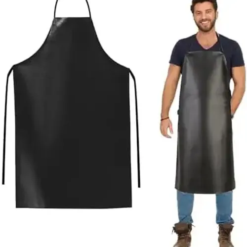Tablier De Protection Imperméable En Cuir Artificiel - Ultra Résistant