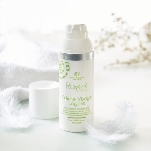 Crème Visage Légère Matifiante À La Bave D’escargot Bio