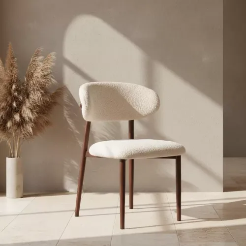Amandine Chaise De Salle A Manger - Beige