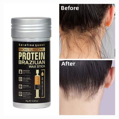 Keratine Queen Wax Stick Pour Cheveux Fixation Forte 